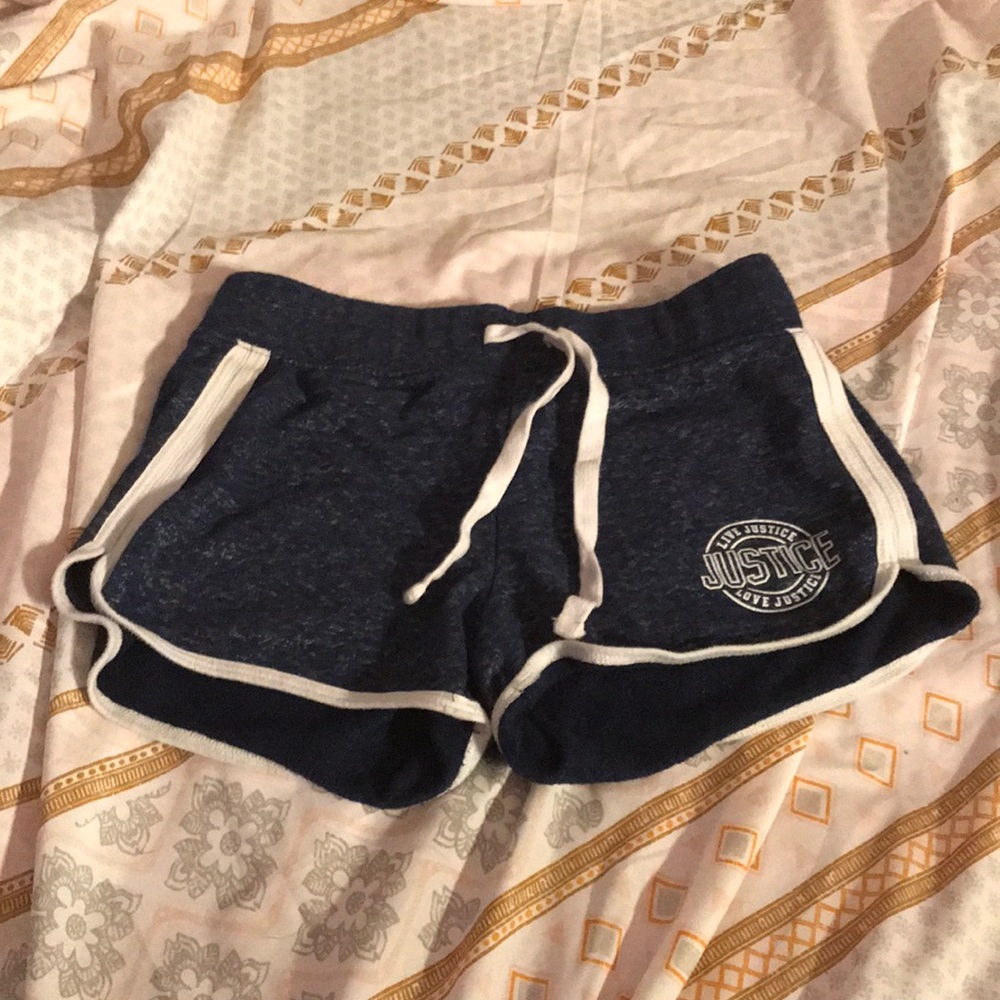 Short athletic shorts